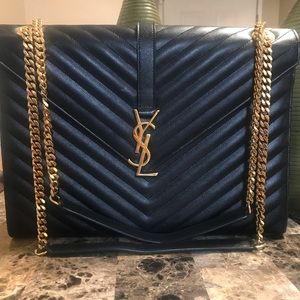 YSL Cassandre large quilted shoulder bag